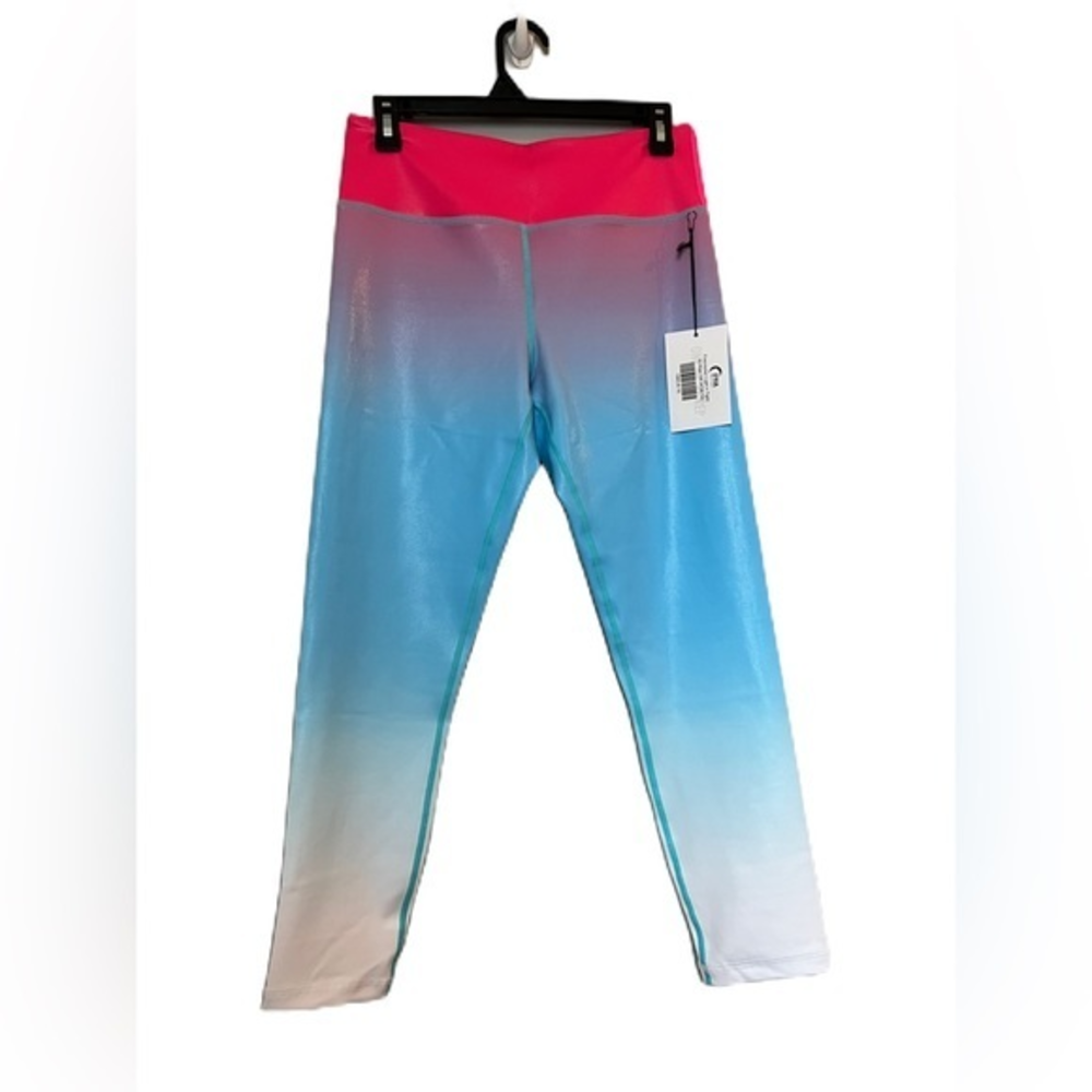 NWT ZYIA Active Firecracker Light n Tight Leggings | Size 8-10 24”